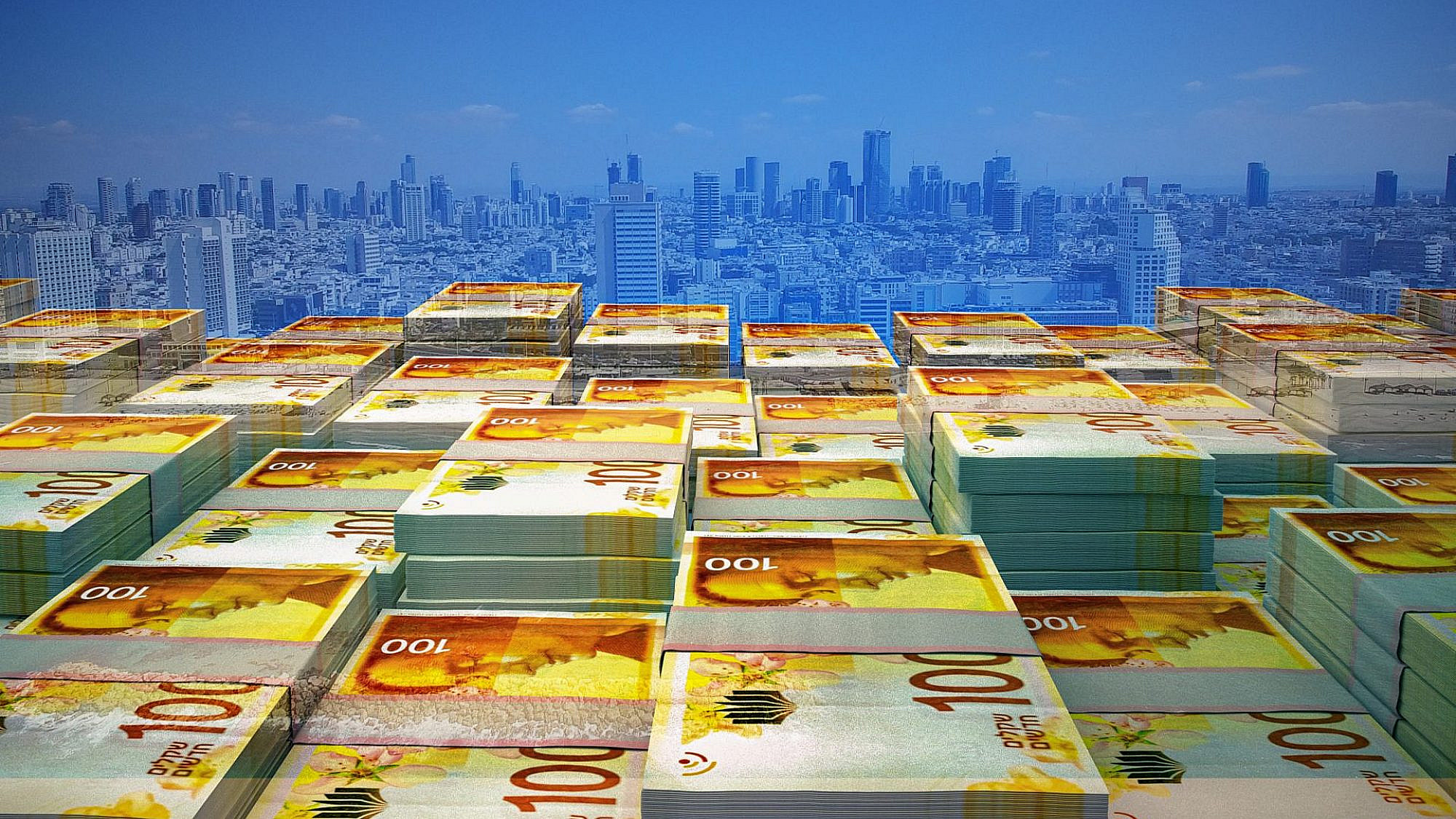 מגדלים של כסף. תל אביב העיר השלישית הכי יקרה בעולם (צילום: שאטרסטוק)