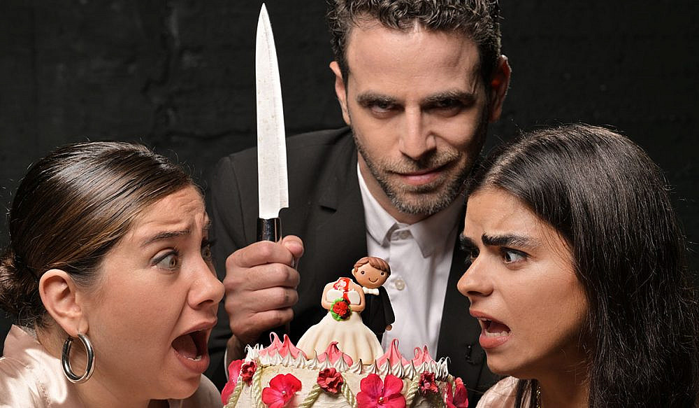 שפילברג, תאכל ת'לב. "חתונת חורף", מתוך הפסטיבל לתיאטרון קצר בצוותא (צילום: יוסי צבקר)