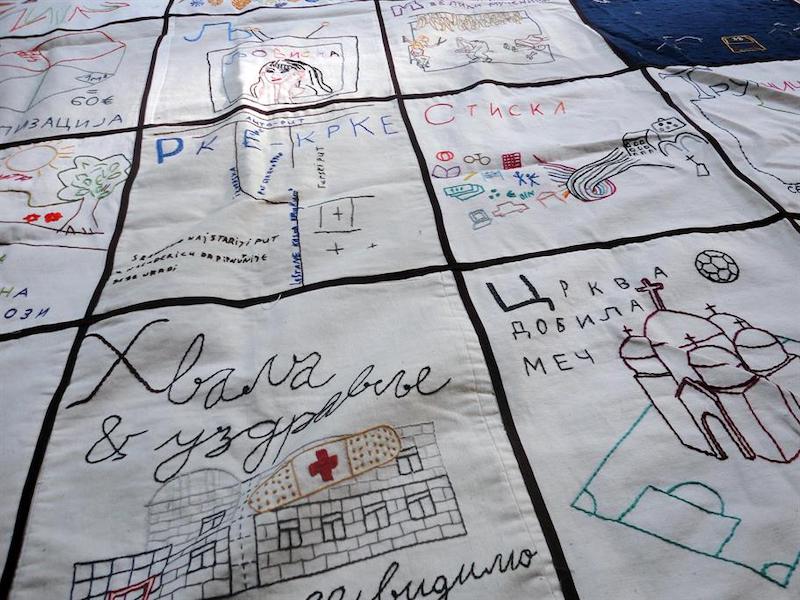 בית ליבלינג, גינות הבלוק העירוני. רקמה תיעודית, צילום: ואהידה רמויקיץ בית ליבלינג, גינות הבלוק העירוני. רקמה תיעודית, צילום: ואהידה רמויקיץ