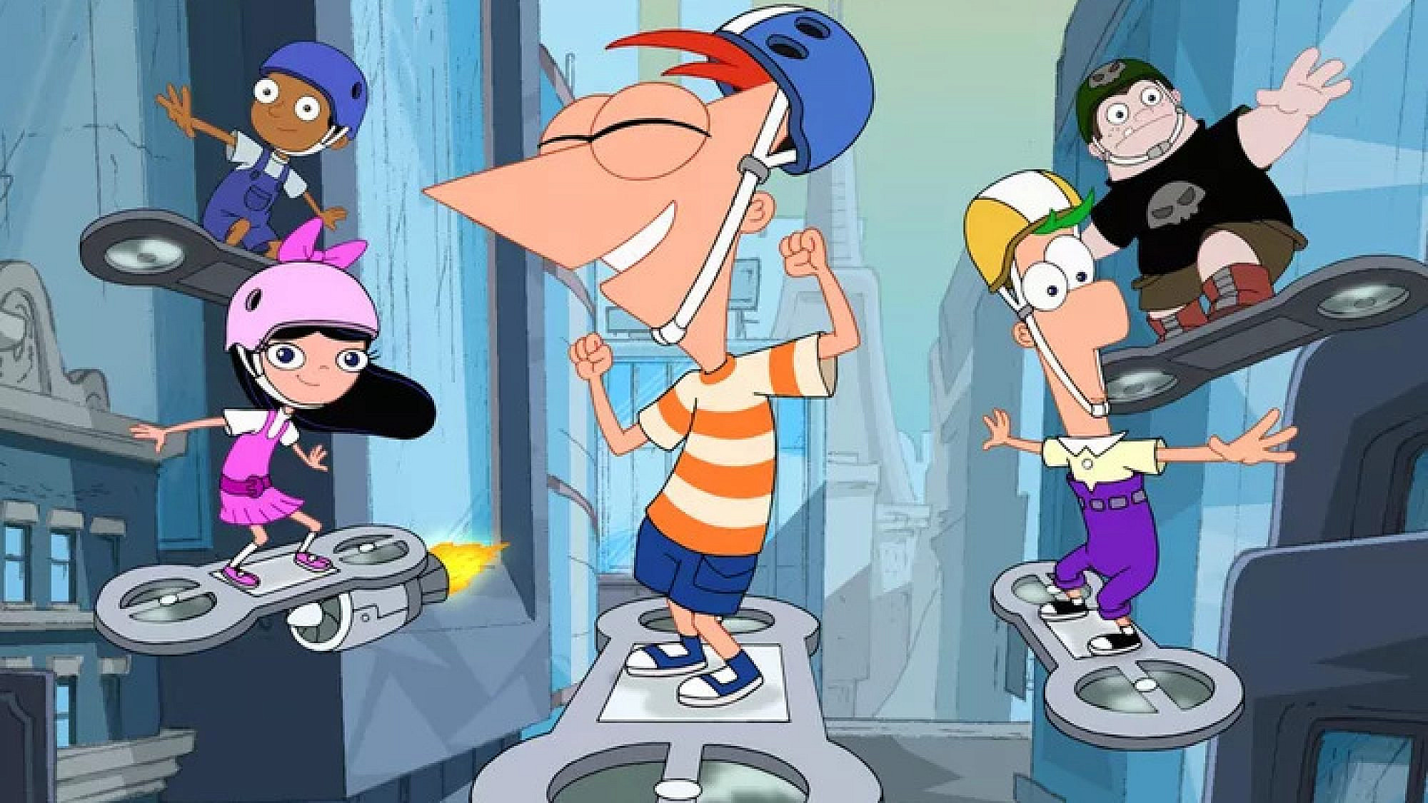 אבל איפה פרי הבלש ופרופסור דופנשמירץ? פיניאס ופרב (צילום: יחסי ציבור/דיסני)