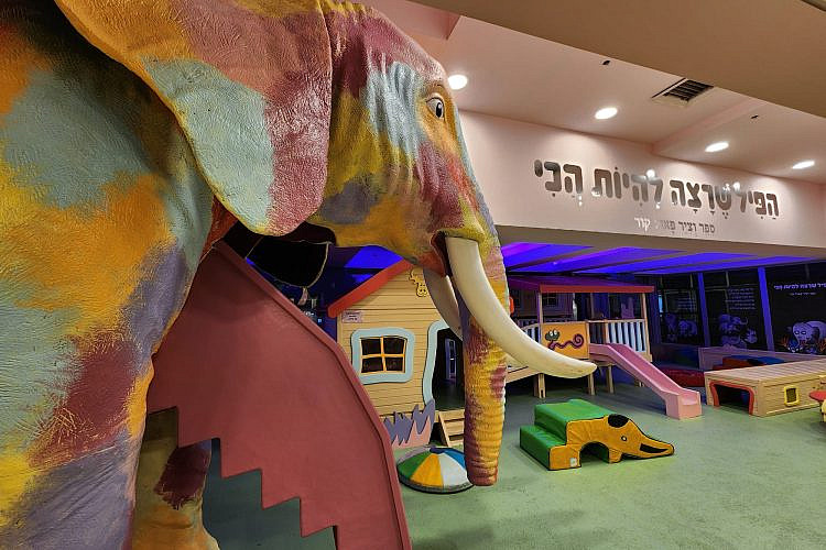 סליחה, אתה יודע איך יוצאים מפה? הפיל בדיזנגוף סנטר (צילום: רוי דגון/דיזנגוף סנטר)