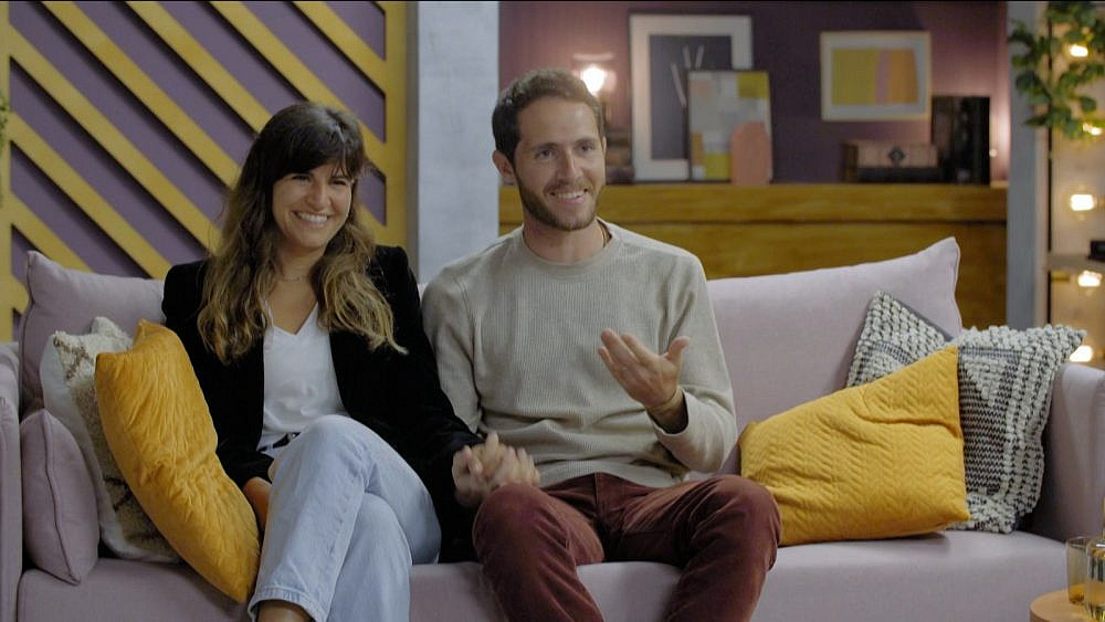 רז ועינב ב"חתונה ממבט ראשון". צילום: רשת 13