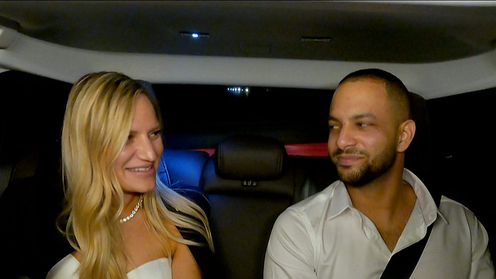 דווקא לא נראה כמו מלמיליאן. יואנה ותומר ב"חתונה ממבט ראשון". צילום: רשת 13