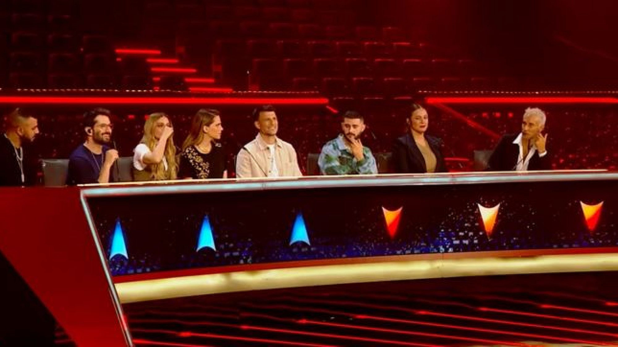 מגויסים על מלא, אבל לא למשימה הנכונה. "הכוכב הבא" (צילום מסך: קשת 12)