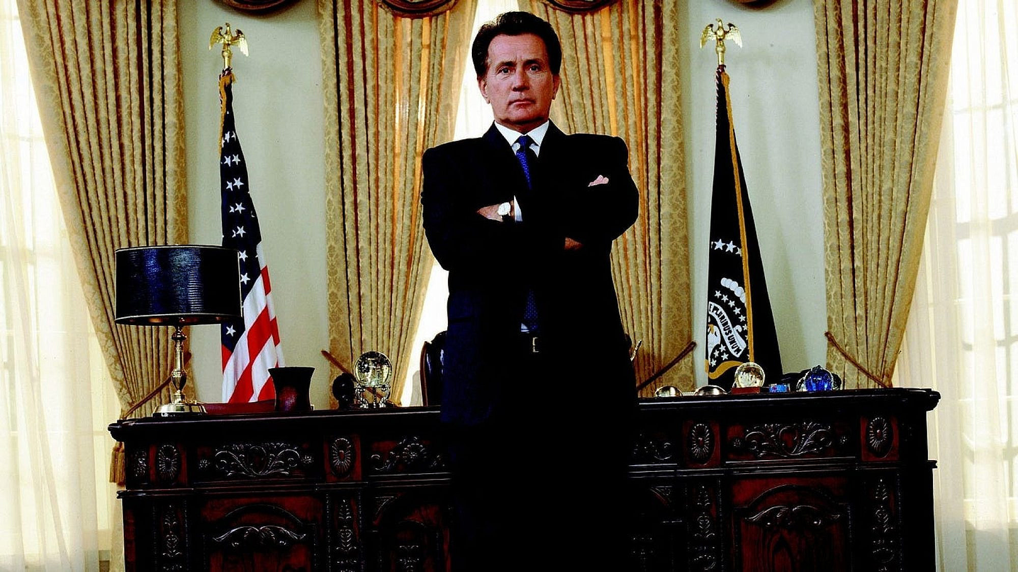 מרטין שין בתפקיד הנשיא ברטלט, "הבית הלבן" (צילום: יחסי ציבור)
