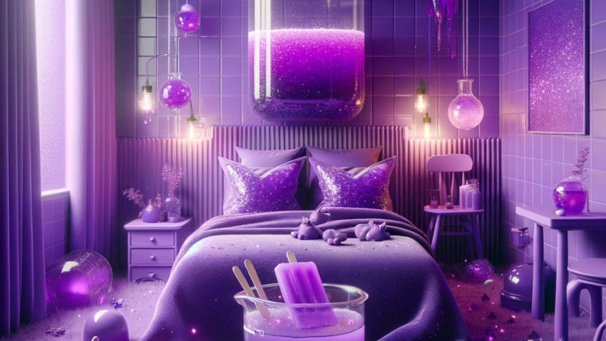 אימפריאל וונדרלנד. הדמיית החדר של האמנית נעה ברכה (צילום: יחסי ציבור)