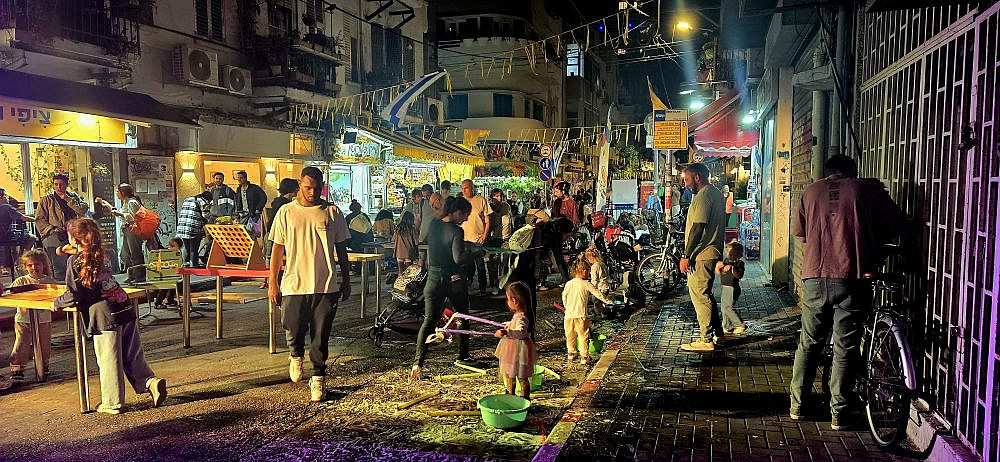 תמיד שמח בשכונה אירוע השקת רחוב פלורנטין החדש (צילום: לירון רודיק)