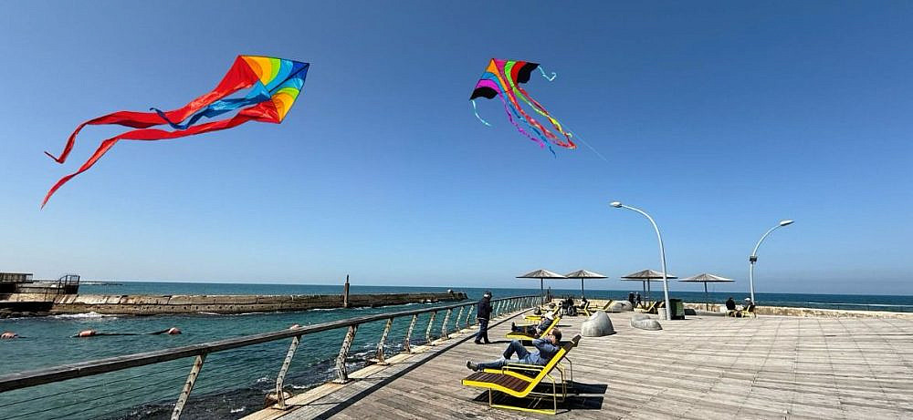 בוא נעוף רחוק. עפיפונמל, נמל תל אביב (צילום באדיבות עיריית ת"א-יפו)