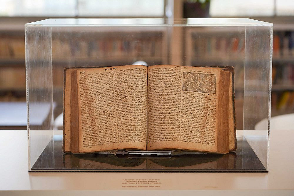 דניאל אלחסיד, ספריית מגדל שלום. צילום: נינה זיו