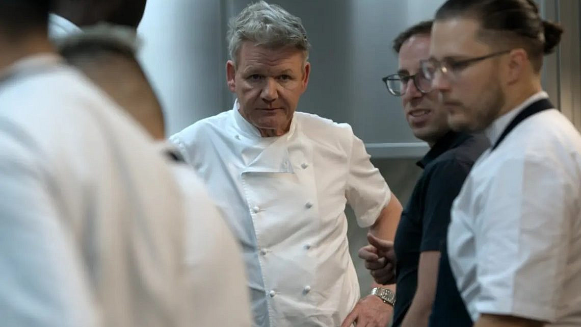 כבד ראשו של השף. "להיות גורדון רמזי". צילום: יח"צ נטפליקס