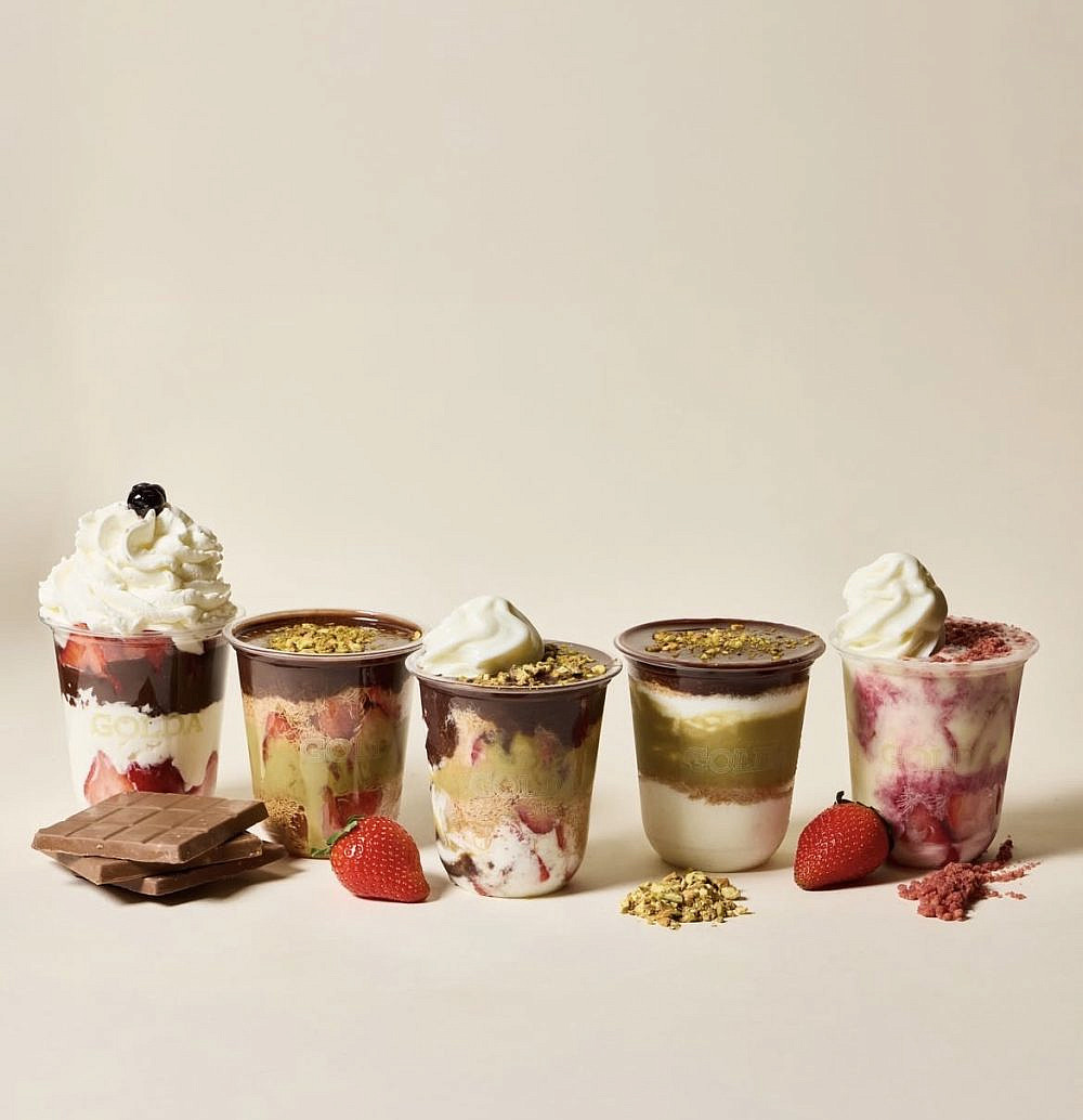 קינוחי כוסות, גולדה. (צילום: מתוך אינסטגרם @golda.glide)