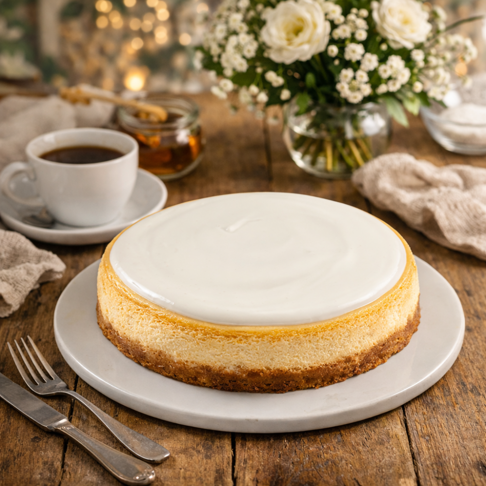 עוגת גבינה מביסקוטי. (צילום: בועז לביא)