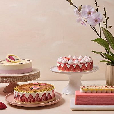 ורוד בעין, בבטן ובנשמה. עוגות לפסח של בוטיק סנטרל. (צילום: טל סיון ציפורין)