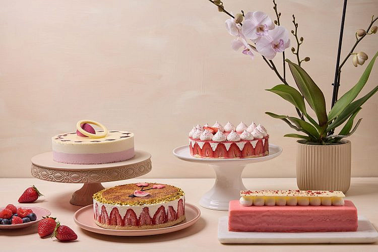 ורוד בעין, בבטן ובנשמה. עוגות לפסח של בוטיק סנטרל. (צילום: טל סיון ציפורין)