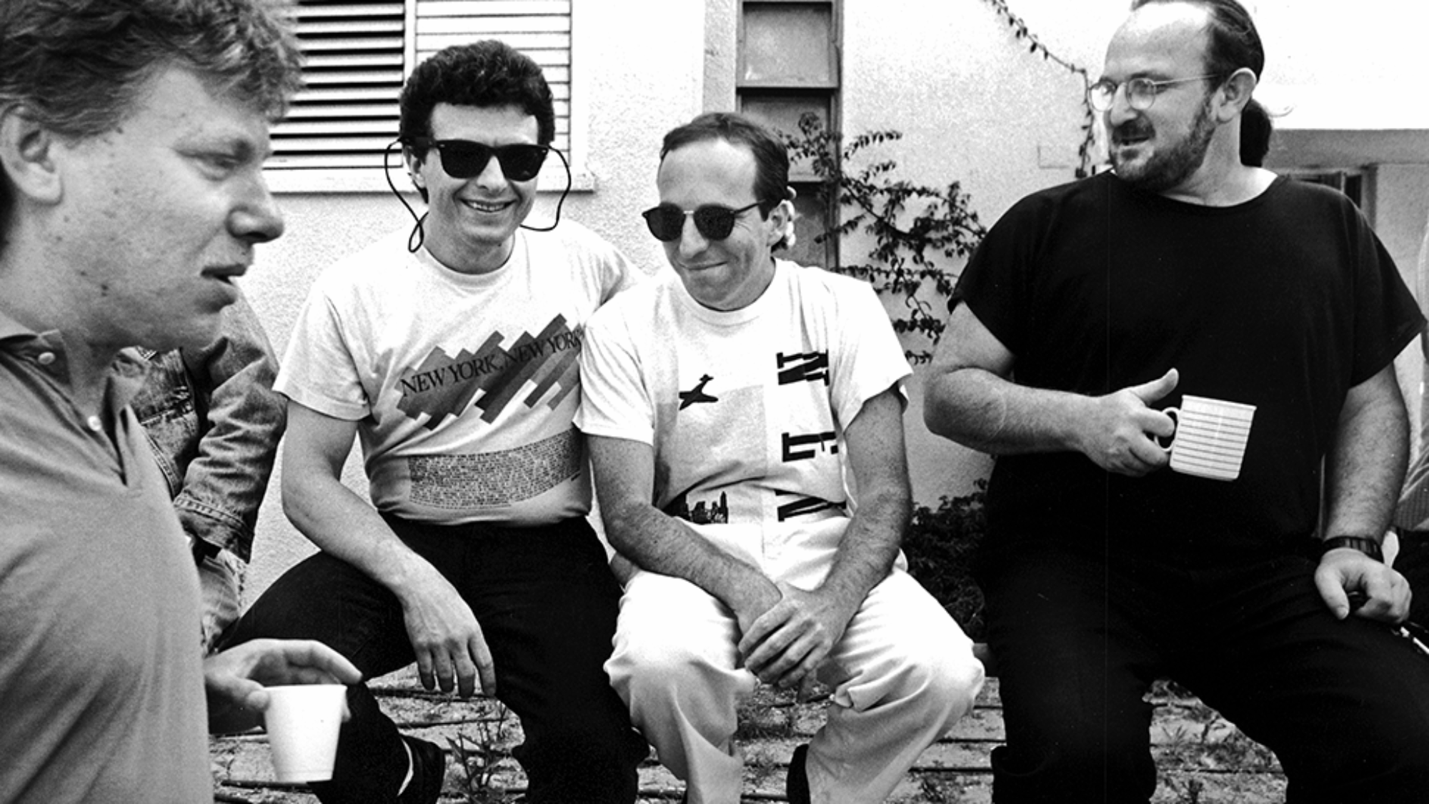 חברי להקת כוורת, 1984 (צילום: משה שי)