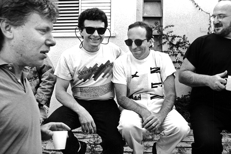 חברי להקת כוורת, 1984 (צילום: משה שי)