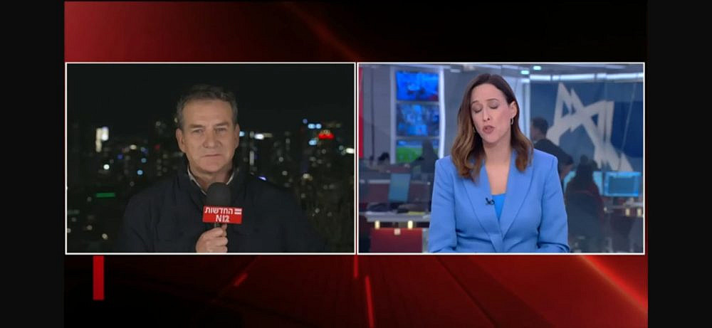 15 שעות שידור זה לא עיתונות. שידורי החדשות בערב מלחמת איראן השנייה. (צילום מסך/ קשת 12)