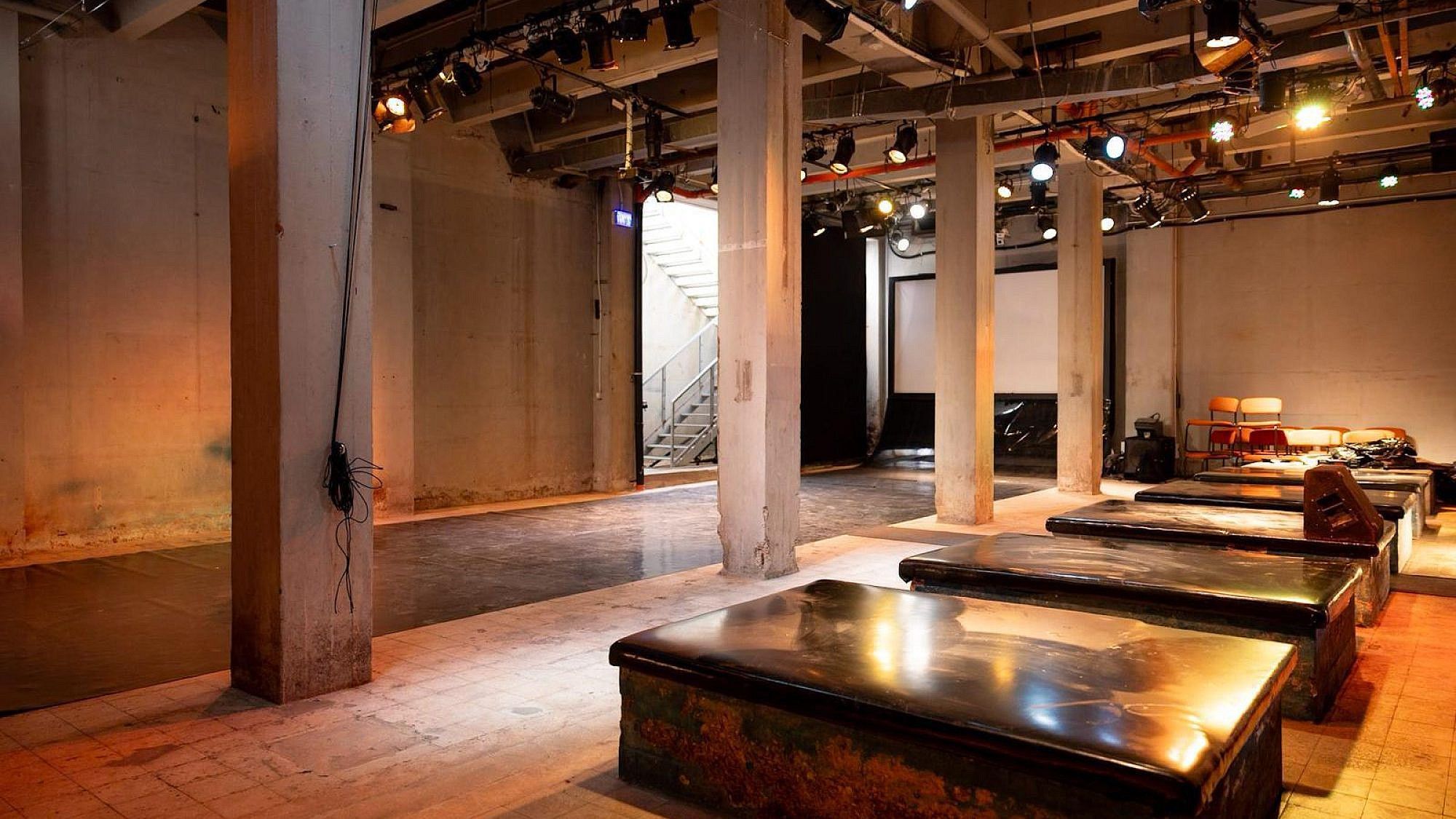 ההופעה הכי מוגנת בעיר. המרתף. (צילום: אורי טאוב)