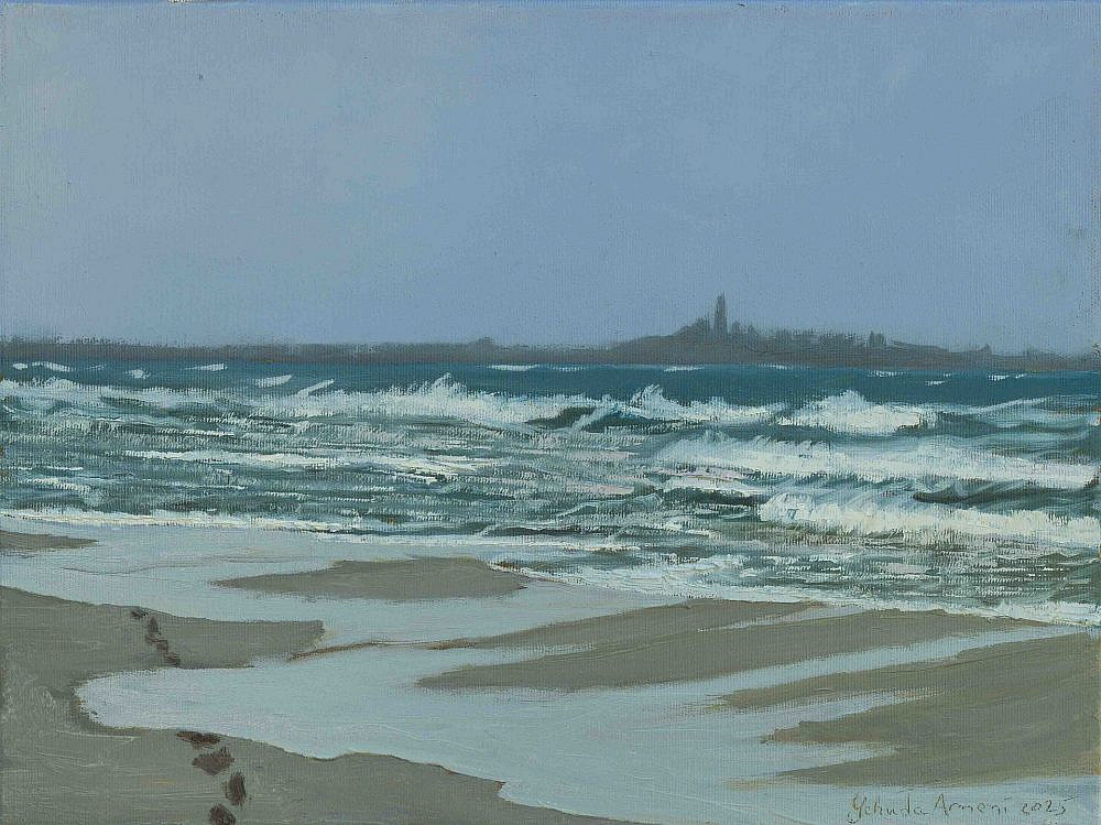 יהודה ארמוני, גלריה רוטשילד אמנות. צילום: אלישע ניפו