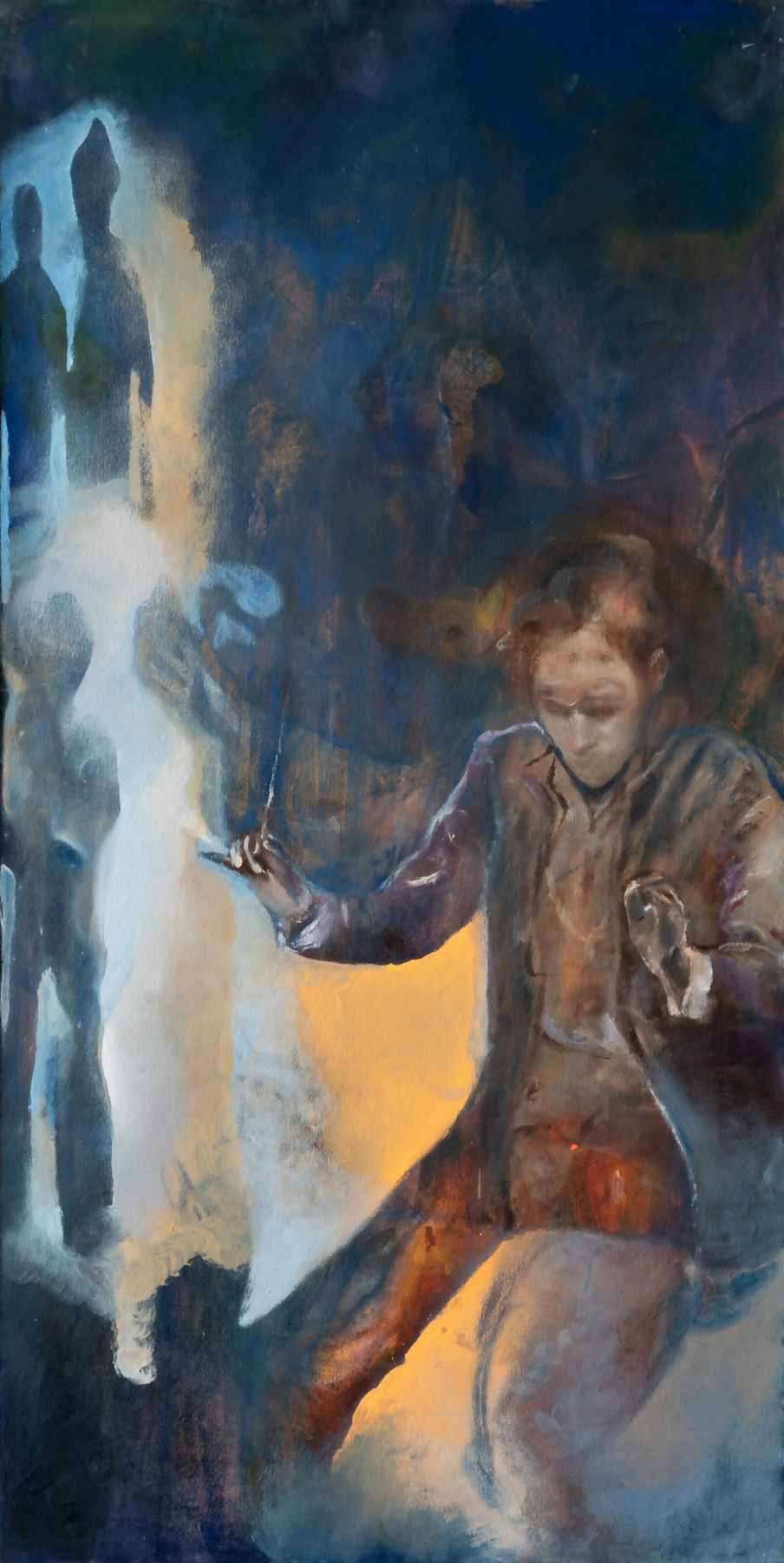 מיה בלוך, גלריה הקוביה. צילום: לנה גומון