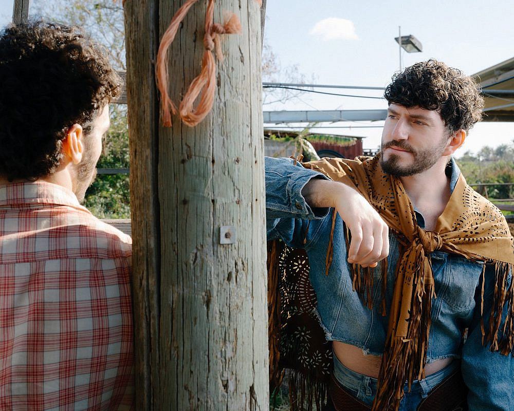 דיוויד לרנר וגלעד בלושטיין (צילום: עומר דולב)