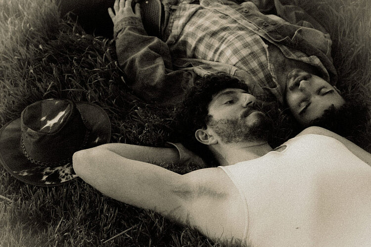 דיוויד לרנר וגלעד בלושטיין (צילום: עומר דולב)