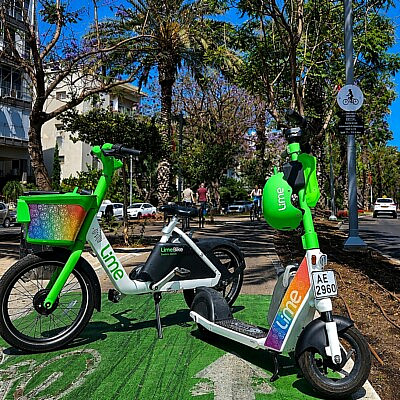 קורקינט הגאווה של Lime (צילום: יחסי ציבור)