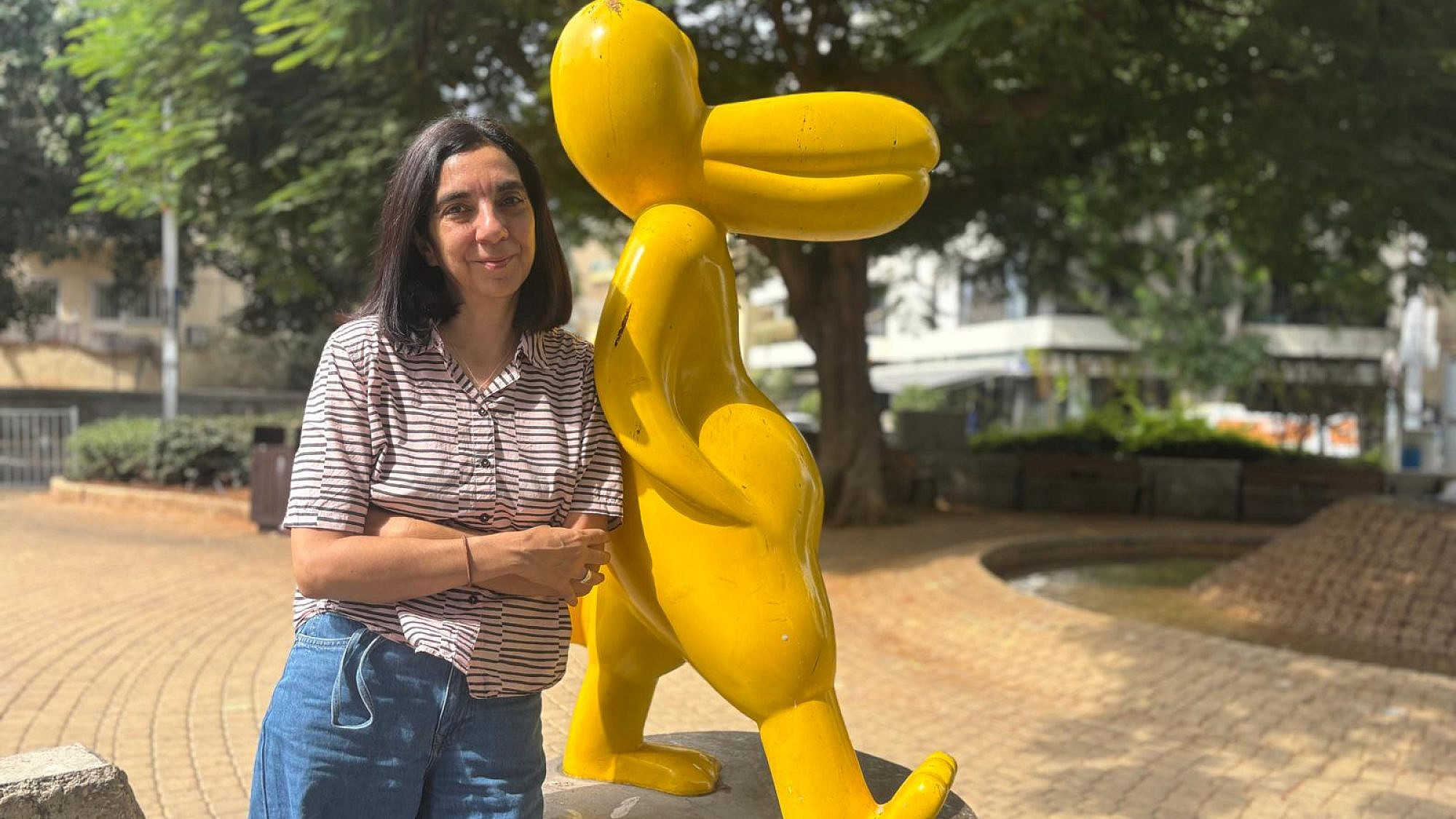 הברווז של דודו יהיה? ענת ספרן. (צילום: לילך שטיאט) הברווז של דודו יהיה? ענת ספרן. (צילום: לילך שטיאט)