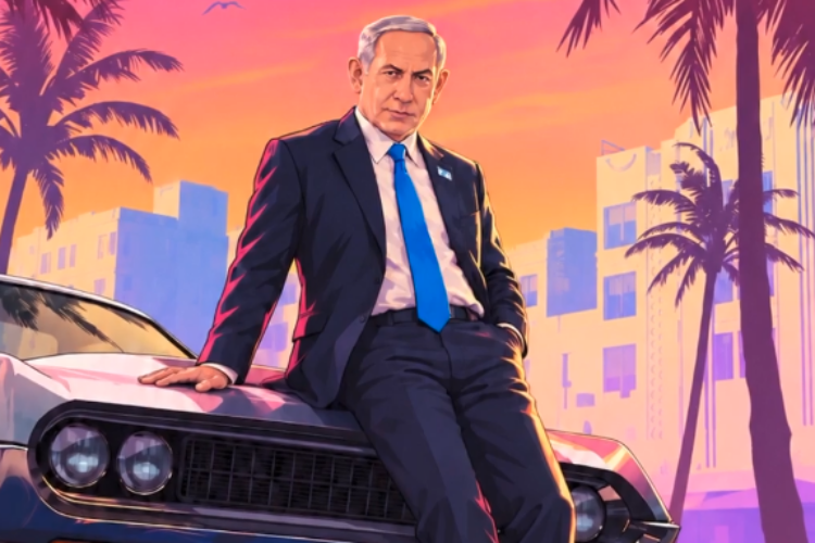 וואו אתה כזה מגניב ביבי! (צילום מסך: עמוד הטוויטר של בנימין נתניהו)