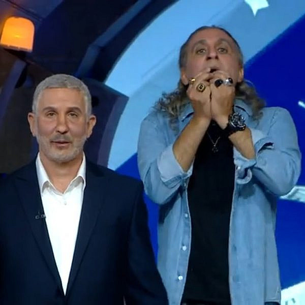 הגזענות המתוקה. אבישי בן חיים וינון מגל ב"ארץ נהדרת" (צילום מסך: קשת 12)